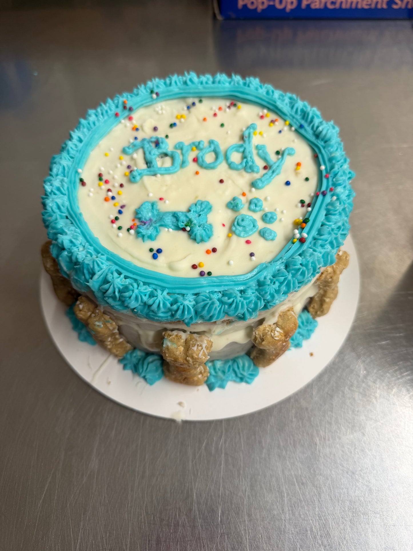 8” special event cake