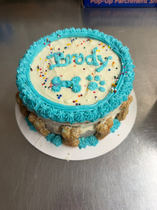 8” special event cake